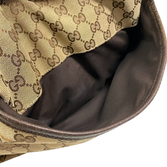 Gucci Sherry Line Web GG Canvas Shoulder Bag Beige - Picture 6 of 11